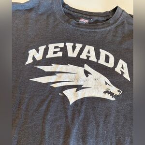Hanes Nevada Wolf Pack Dark Gray T-Shirt